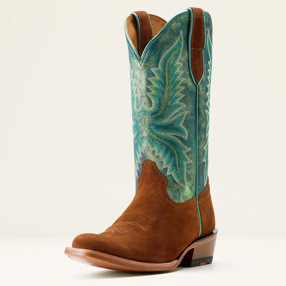 Futurity Flash K Toe Western Boot Women - GLAZED GINGER/NIGHT VISION