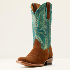 Futurity Flash K Toe Western Boot Women - GLAZED GINGER/NIGHT VISION