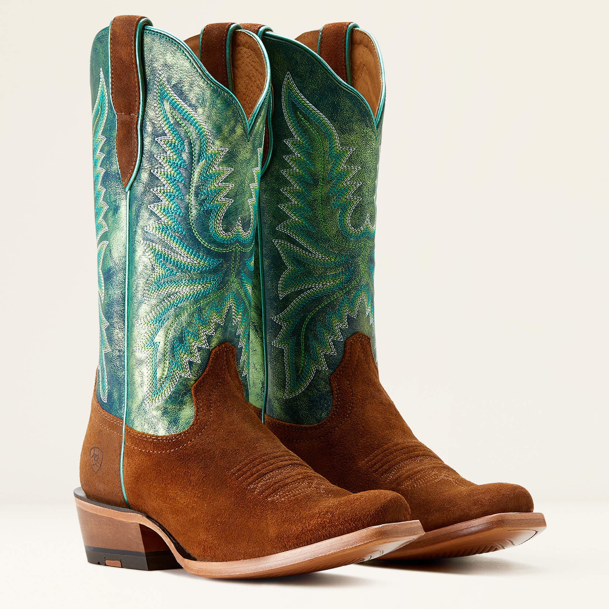 Futurity Flash K Toe Western Boot Women - GLAZED GINGER/NIGHT VISION
