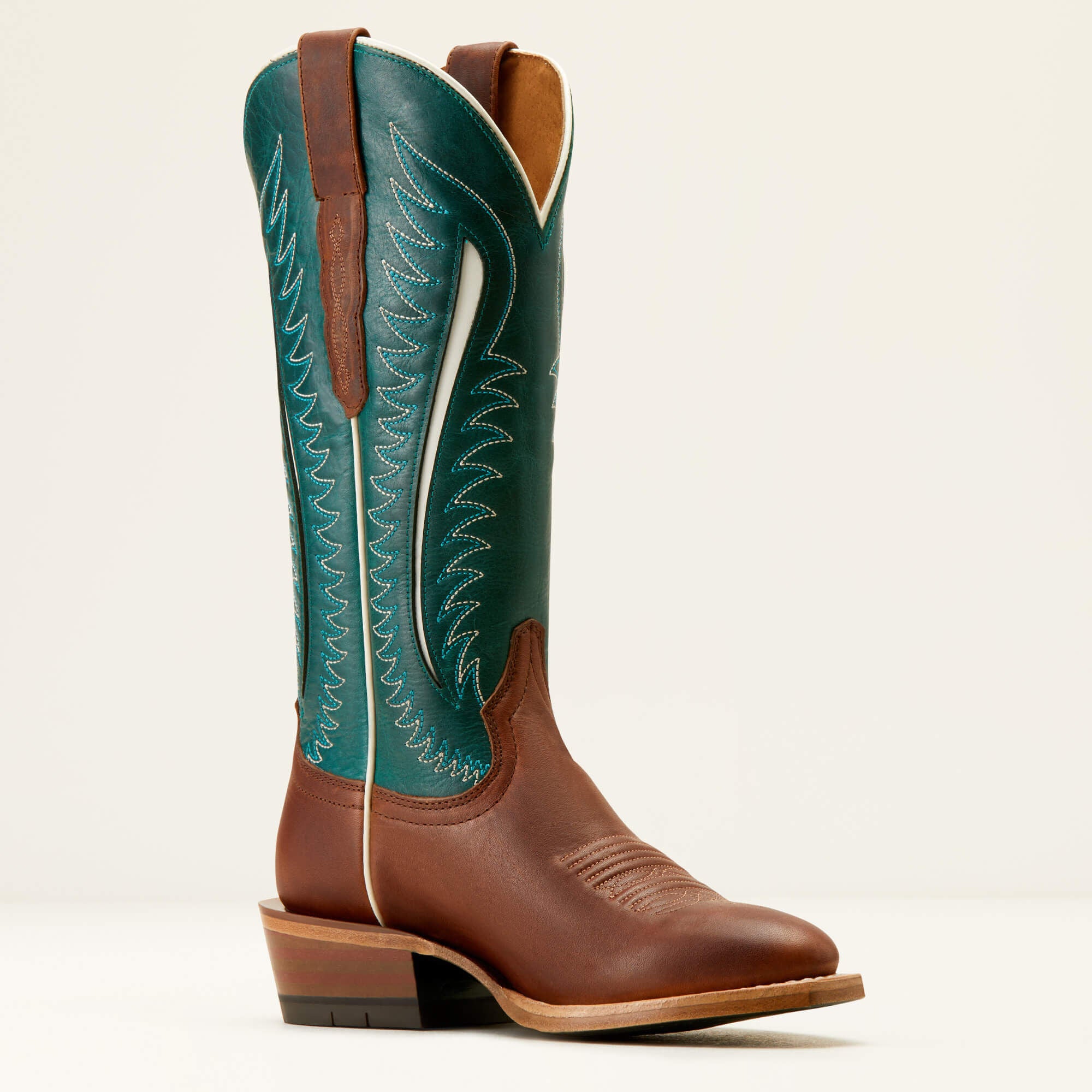 Futurity Limited Western Boot Women - UMBER RUST/TURQUOISE NIGHTS