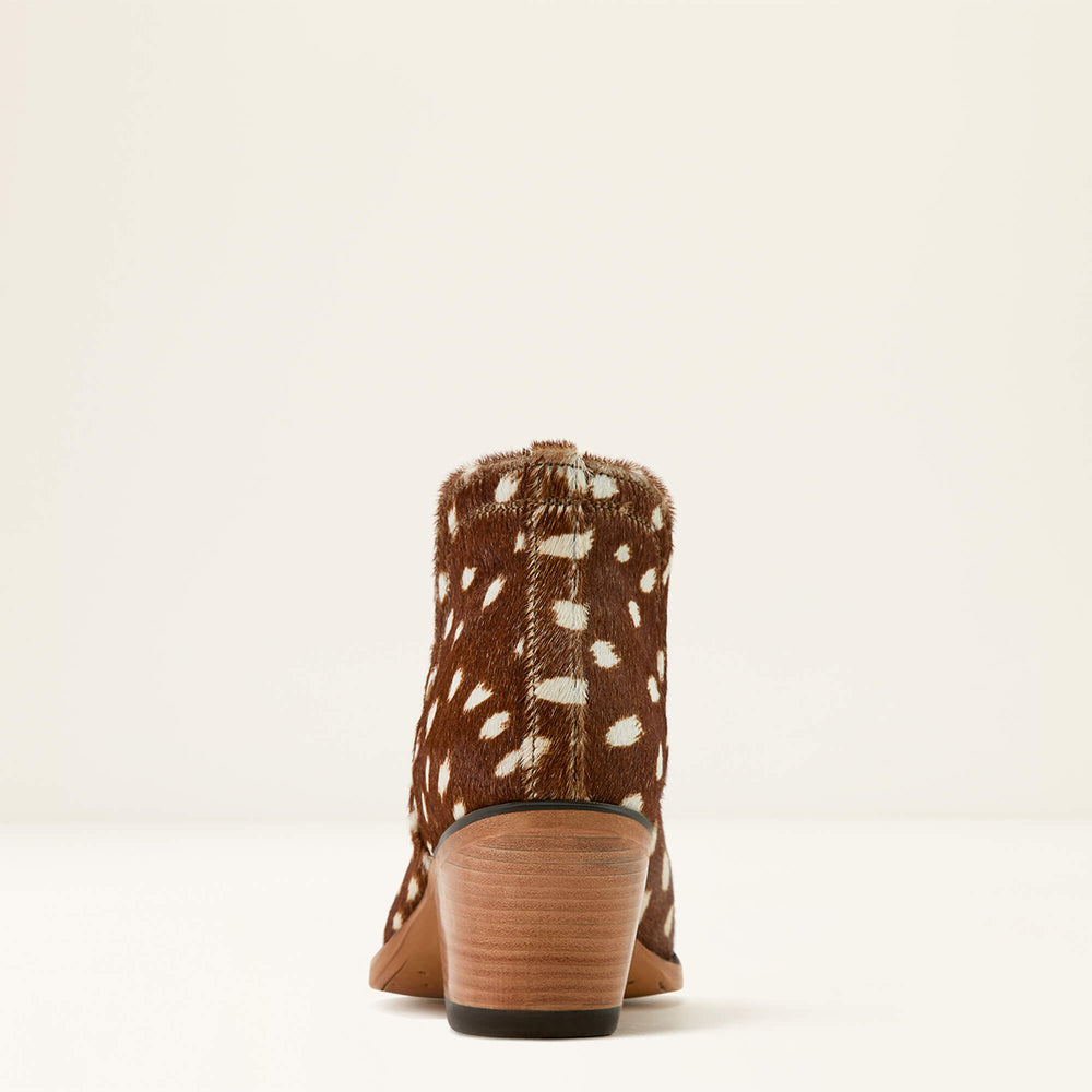 Dixon X Toe Western Boot Women - HAIR ON DEER PRINT