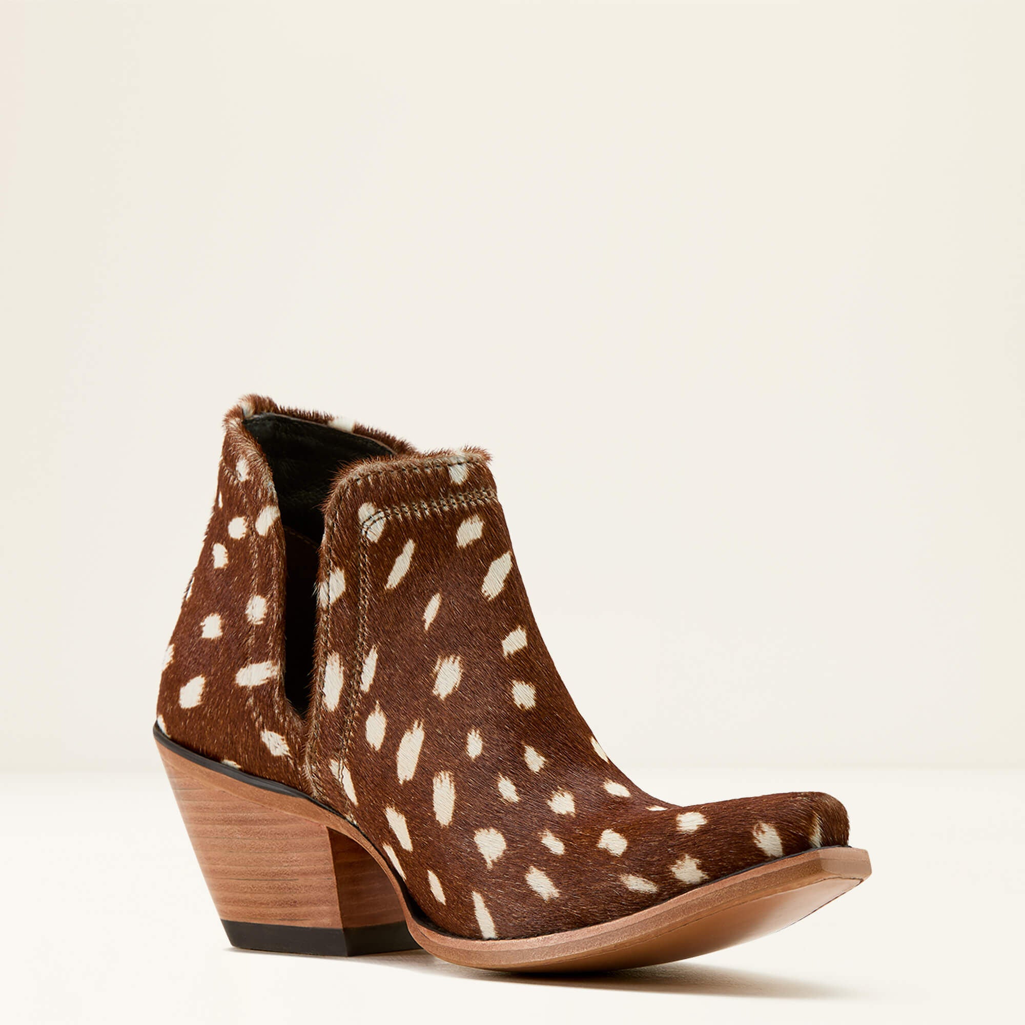 Dixon X Toe Western Boot Women - HAIR ON DEER PRINT