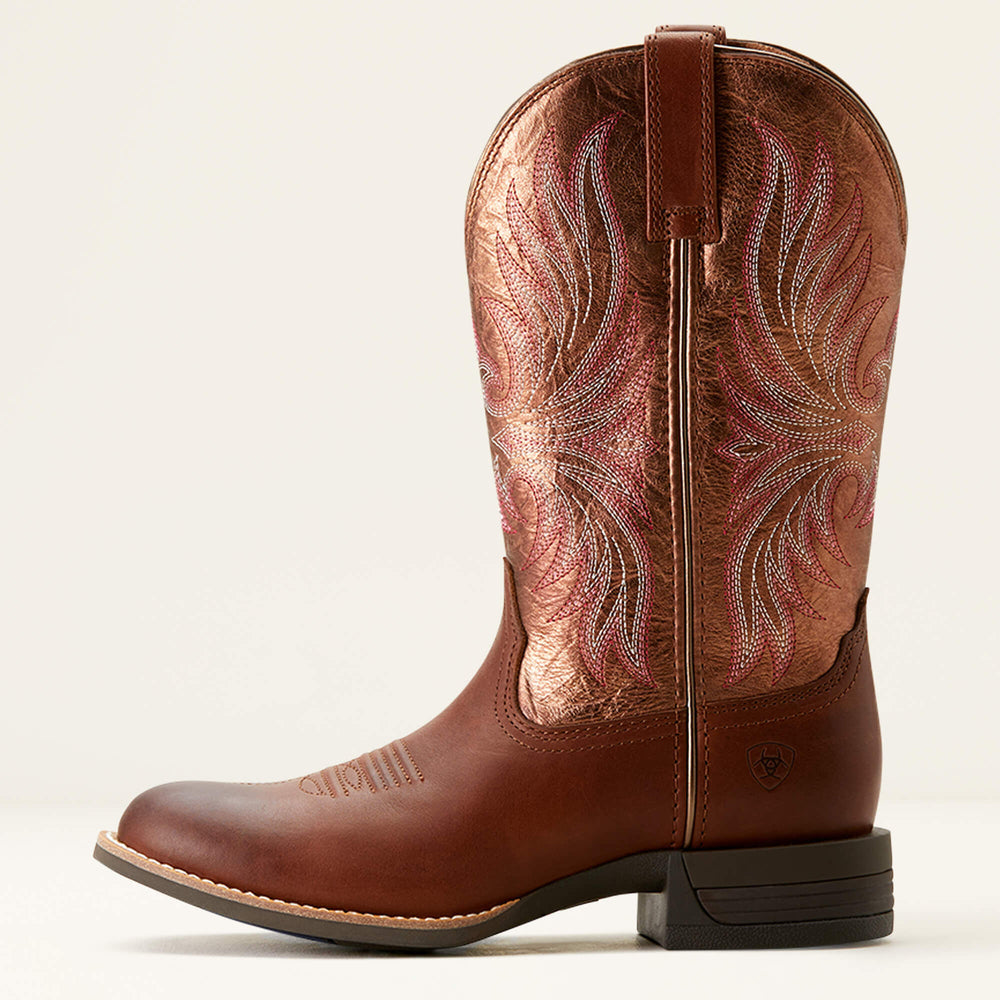 Ranahan Western Boot Women - SIENNA SADDLE/RUSTY  RED