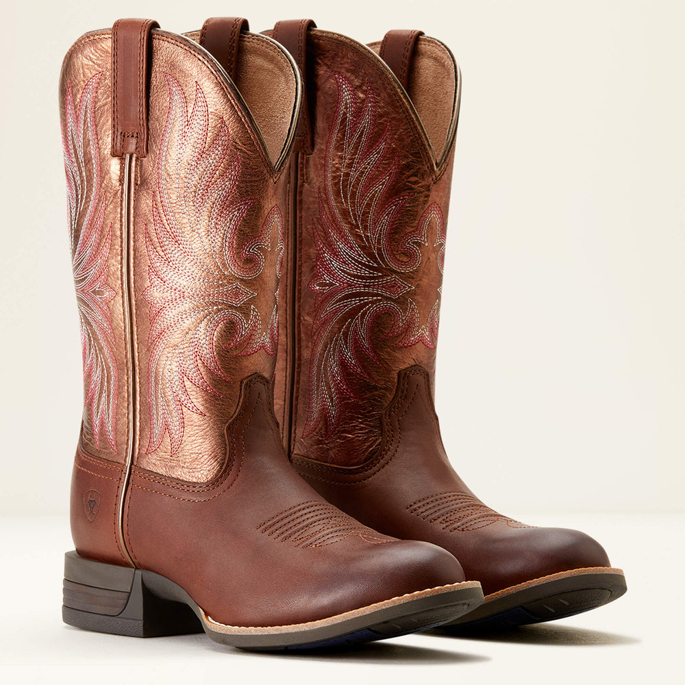 Ranahan Western Boot Women - SIENNA SADDLE/RUSTY  RED