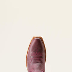 Futurity Flash K Toe Western Boot Women - CRIMSON GRAPE/MAGENTA SHINE