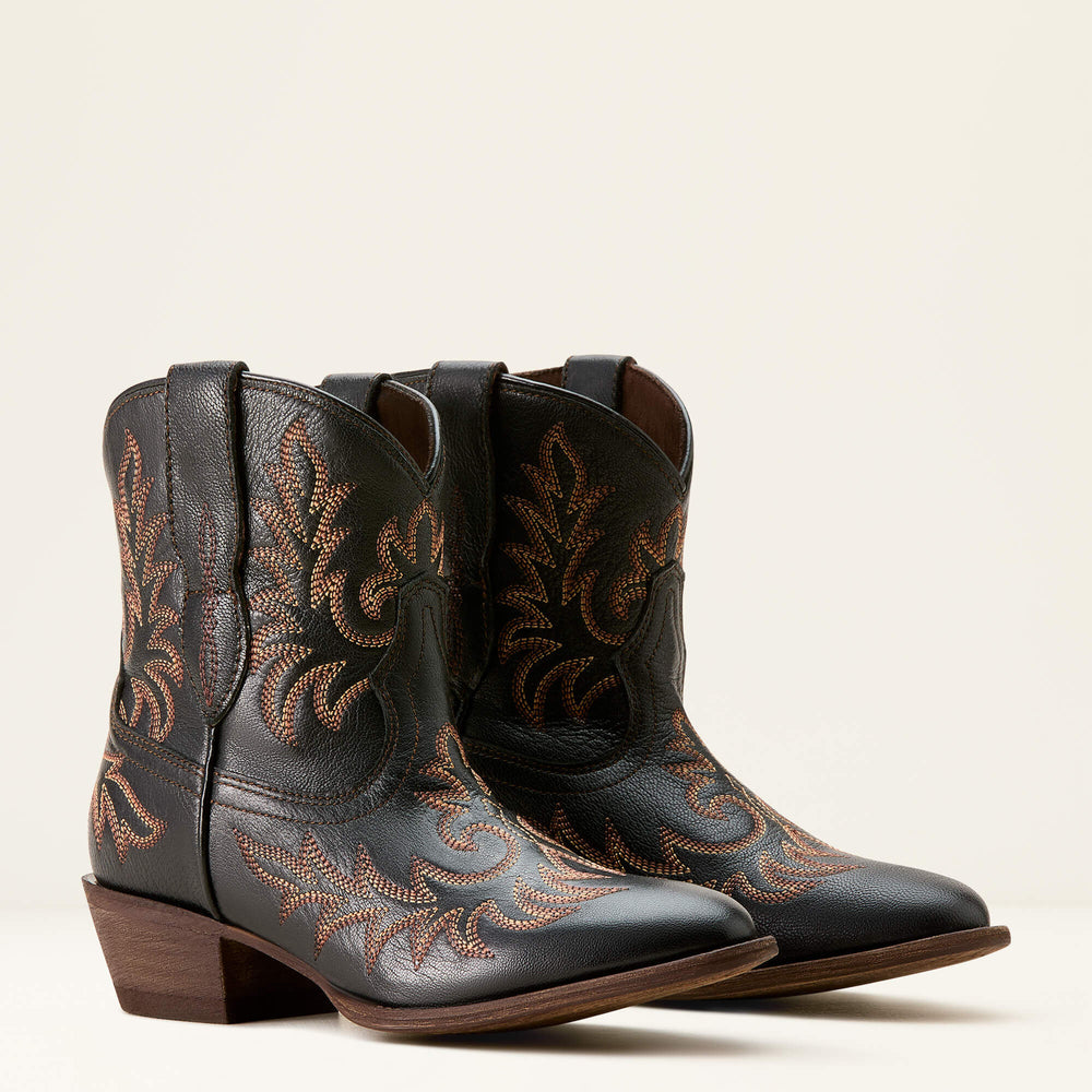 Carlin Bootie Women - LUXE BLACK