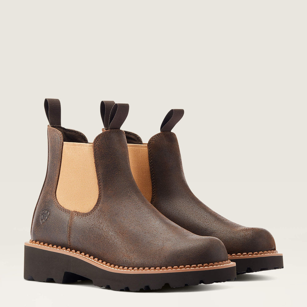 Fatbaby Chelsea Western Boot Women - WORN HICKORY
