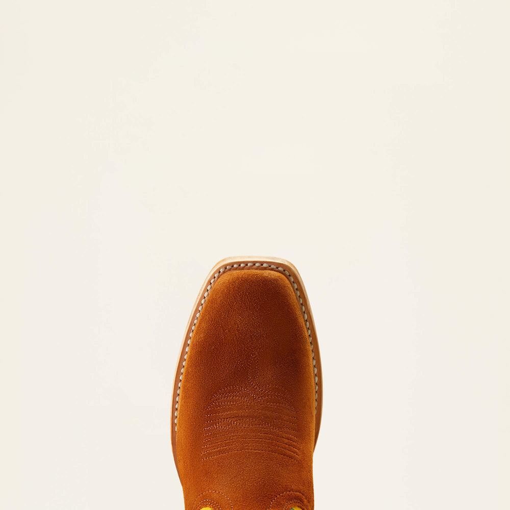 Futurity Fort Worth Narrow Cutter Toe Western Boot Women - PENNY ROUGHOUT/SUNNY SIDE UP