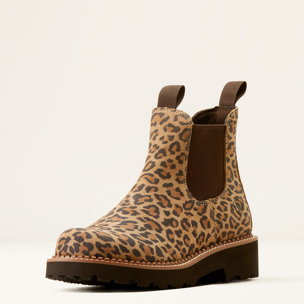Fatbaby Chelsea Western Boot Women - CHEETAH/CHOCOLATE