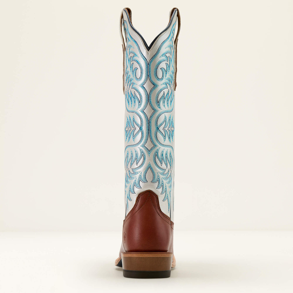 Futurity Blanche Western Boot Women - DARK COGNAC/PEARLY WHITE