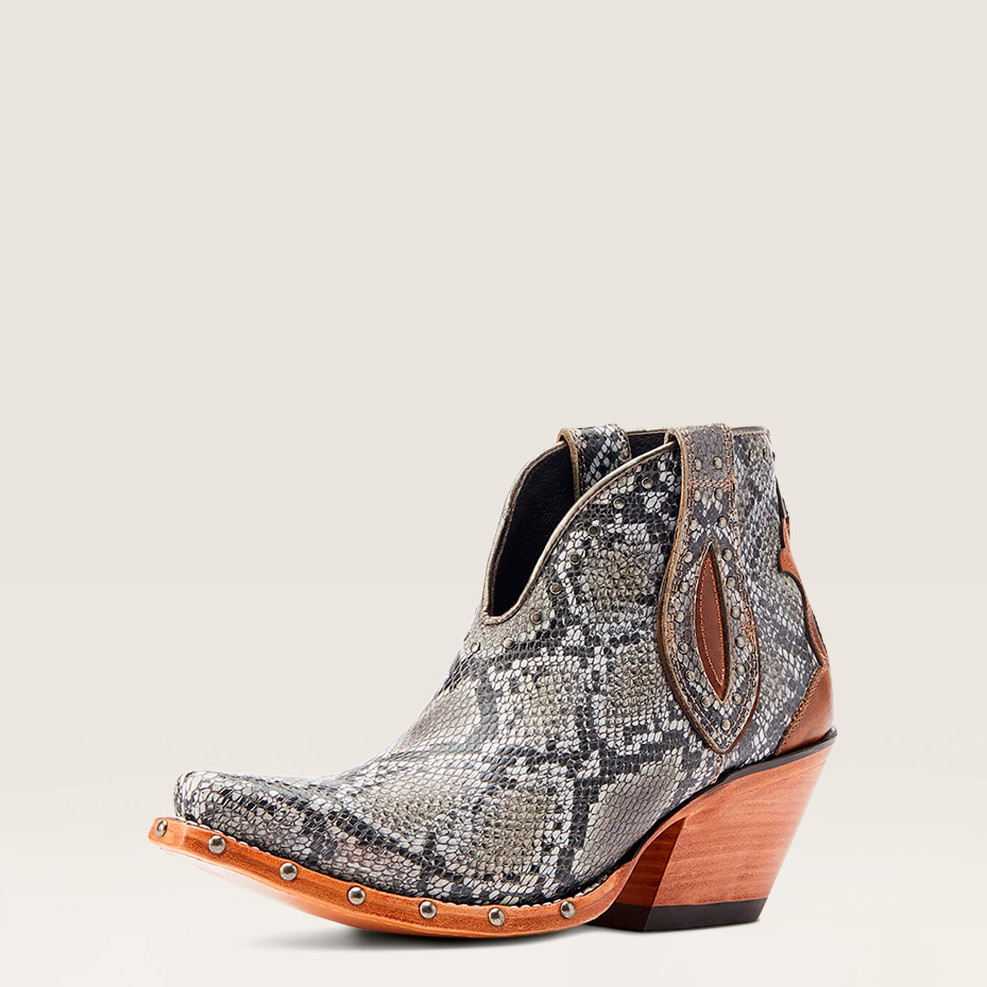 Greeley Western Boot Women - NATURAL SNAKE