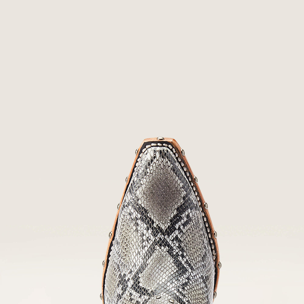 Greeley Western Boot Women - NATURAL SNAKE