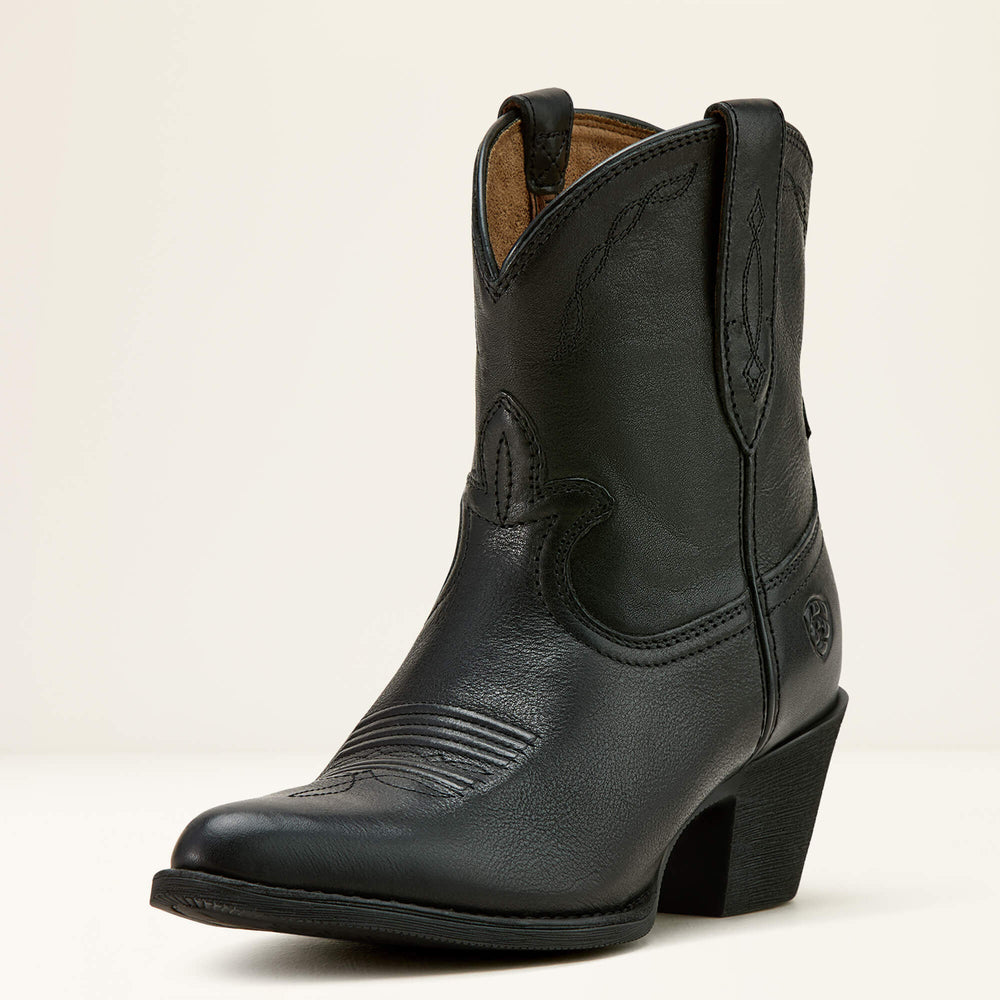 Maggie J Toe Western Boot Women - BLACK NIGHT