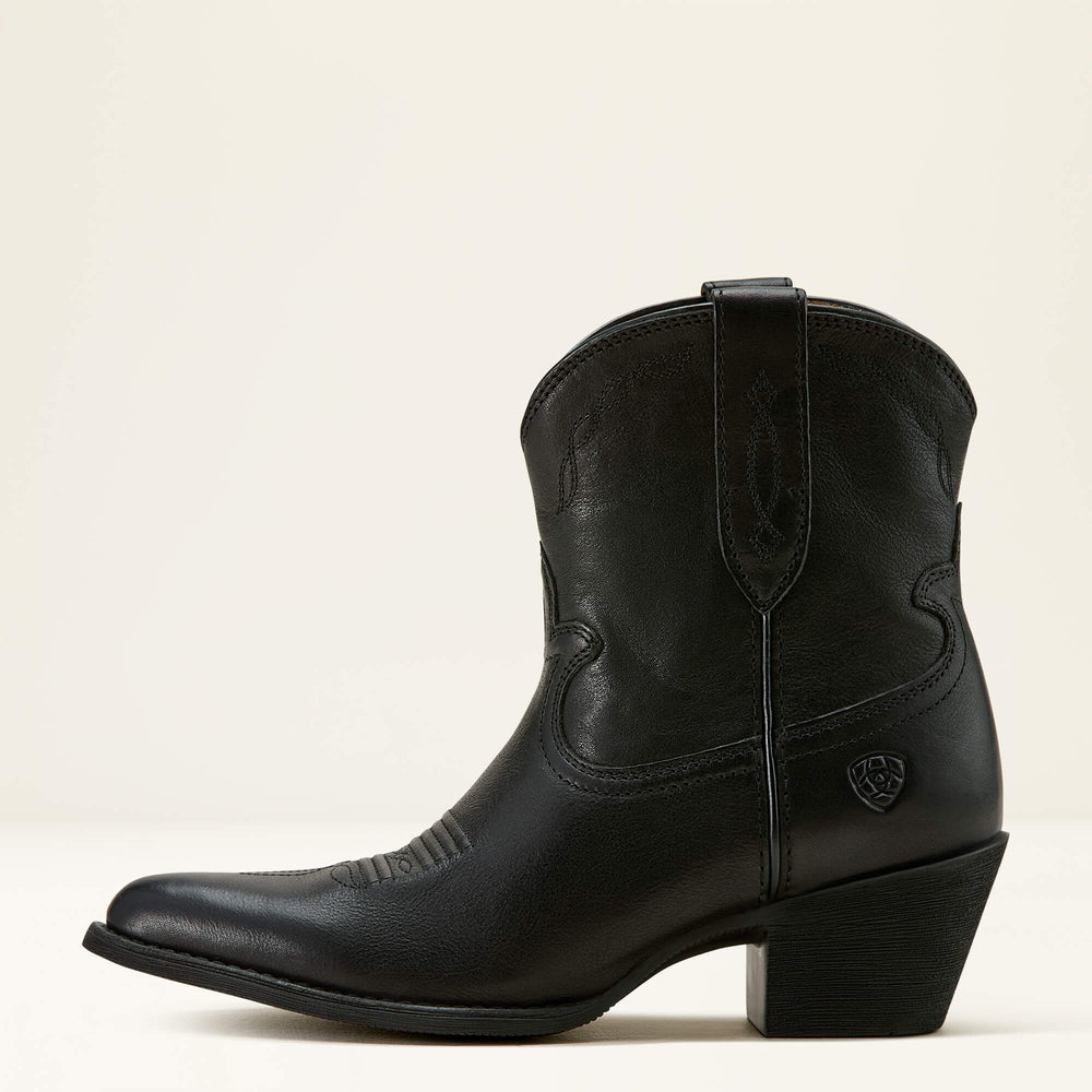 Maggie J Toe Western Boot Women - BLACK NIGHT