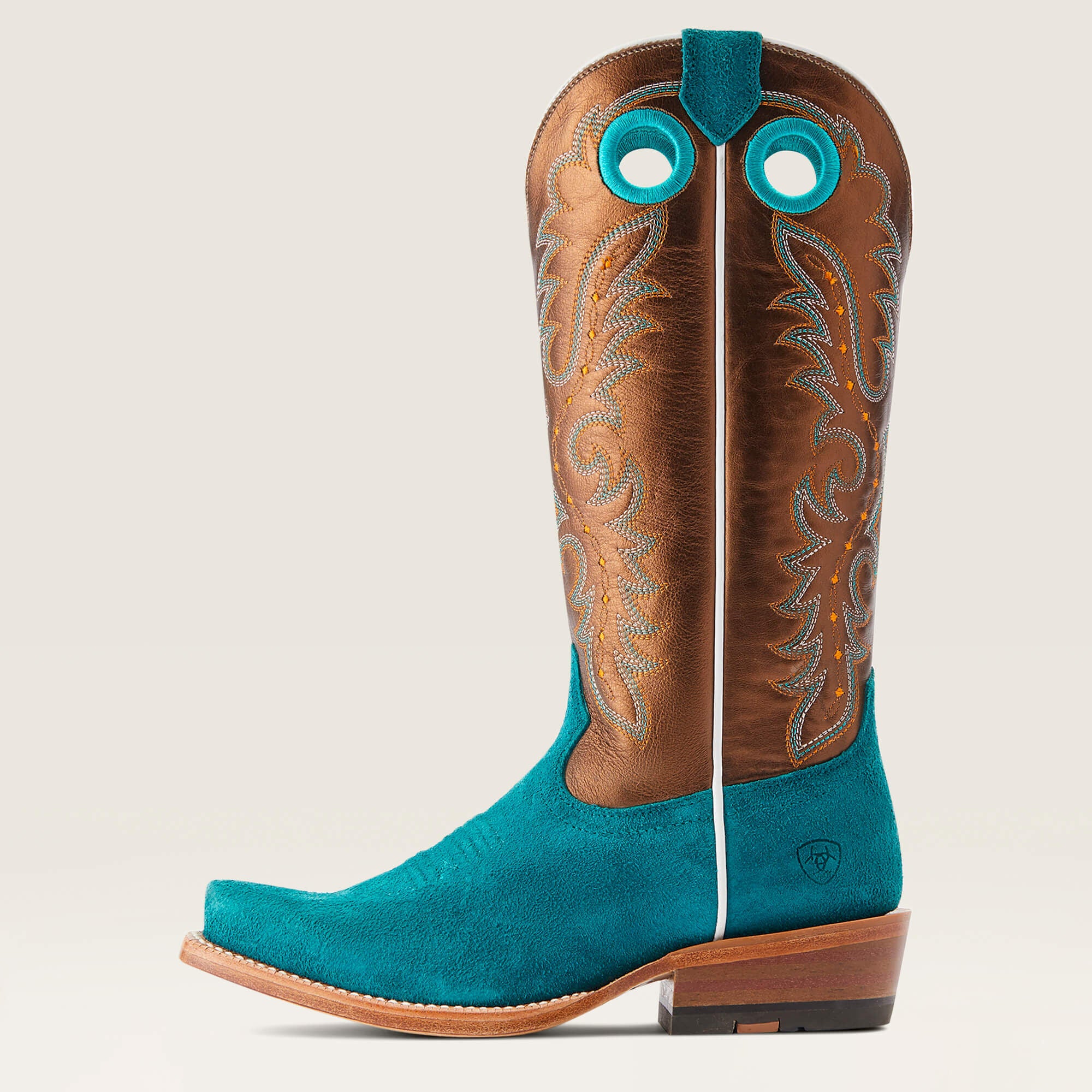 Futurity Boon Western Boot Women - ANCIENT TURQ ROUGHOUT