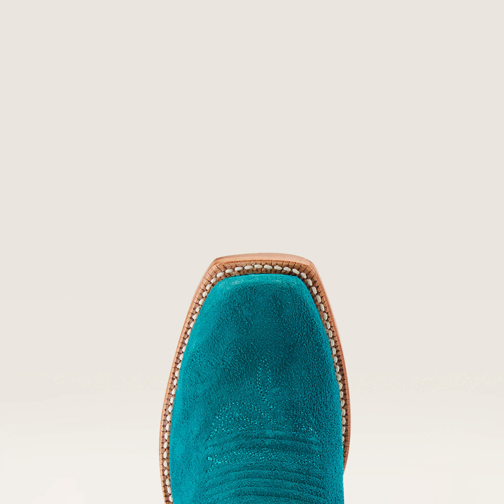 Futurity Boon Western Boot Women - ANCIENT TURQ ROUGHOUT