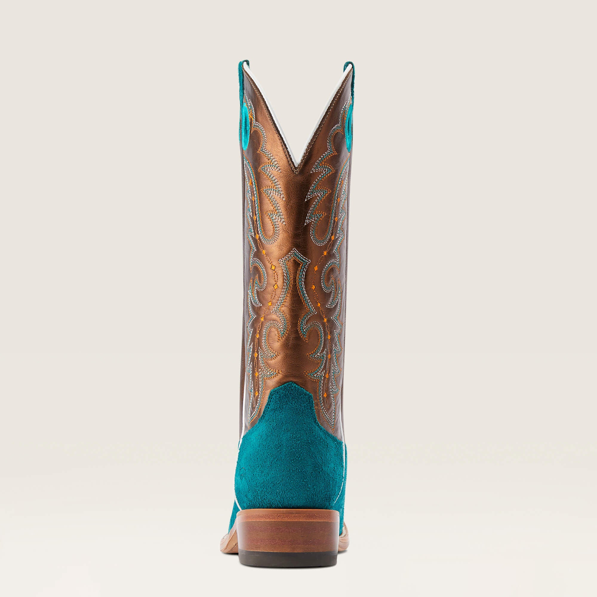 Futurity Boon Western Boot Women - ANCIENT TURQ ROUGHOUT
