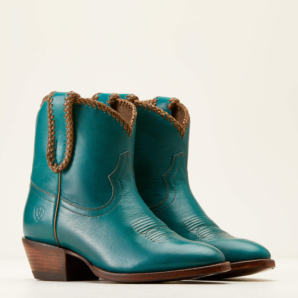 Sterling Cora Western Boot Women - EMPRESS TEAL