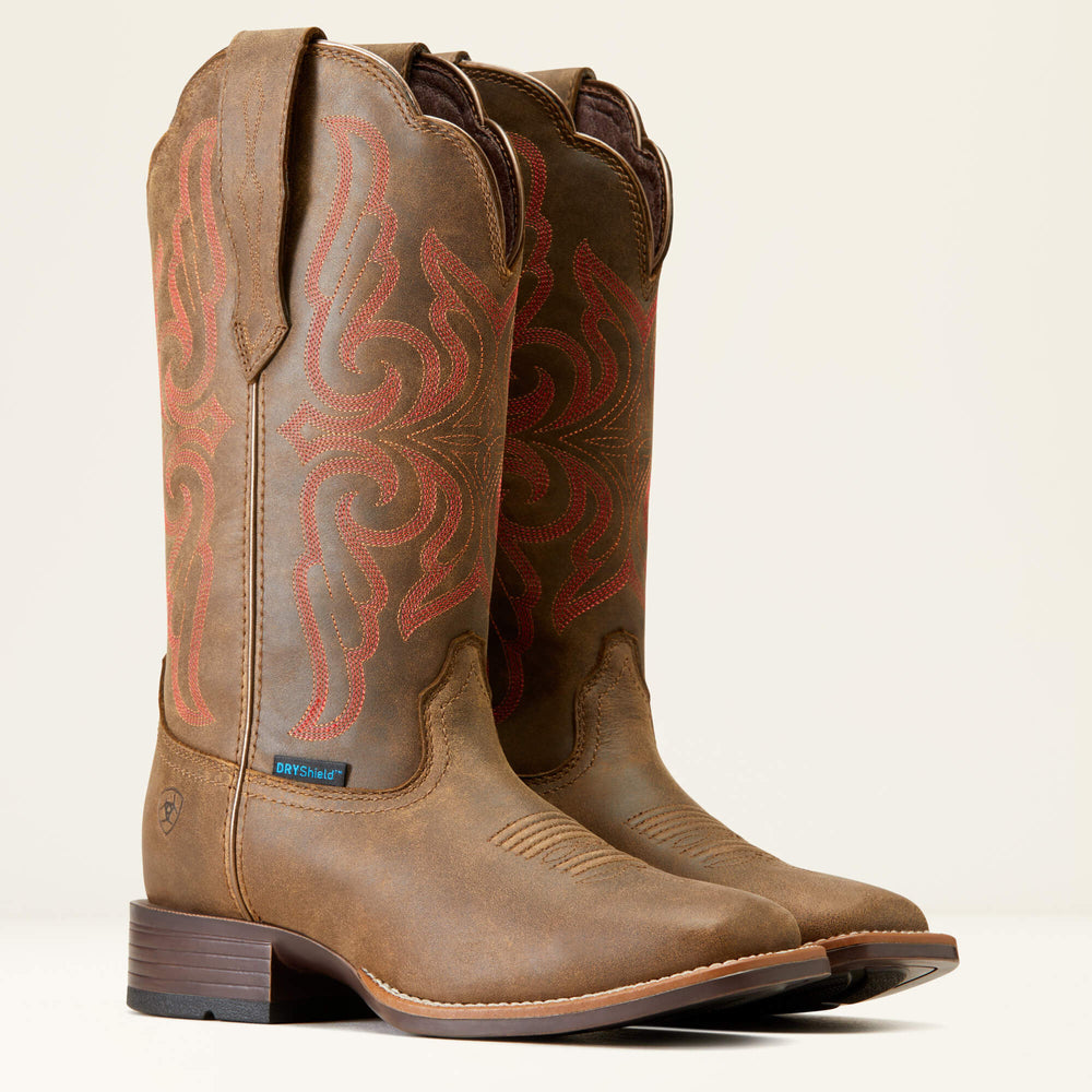 Primera StretchFit Waterproof Western Boot Women - PEBBLE