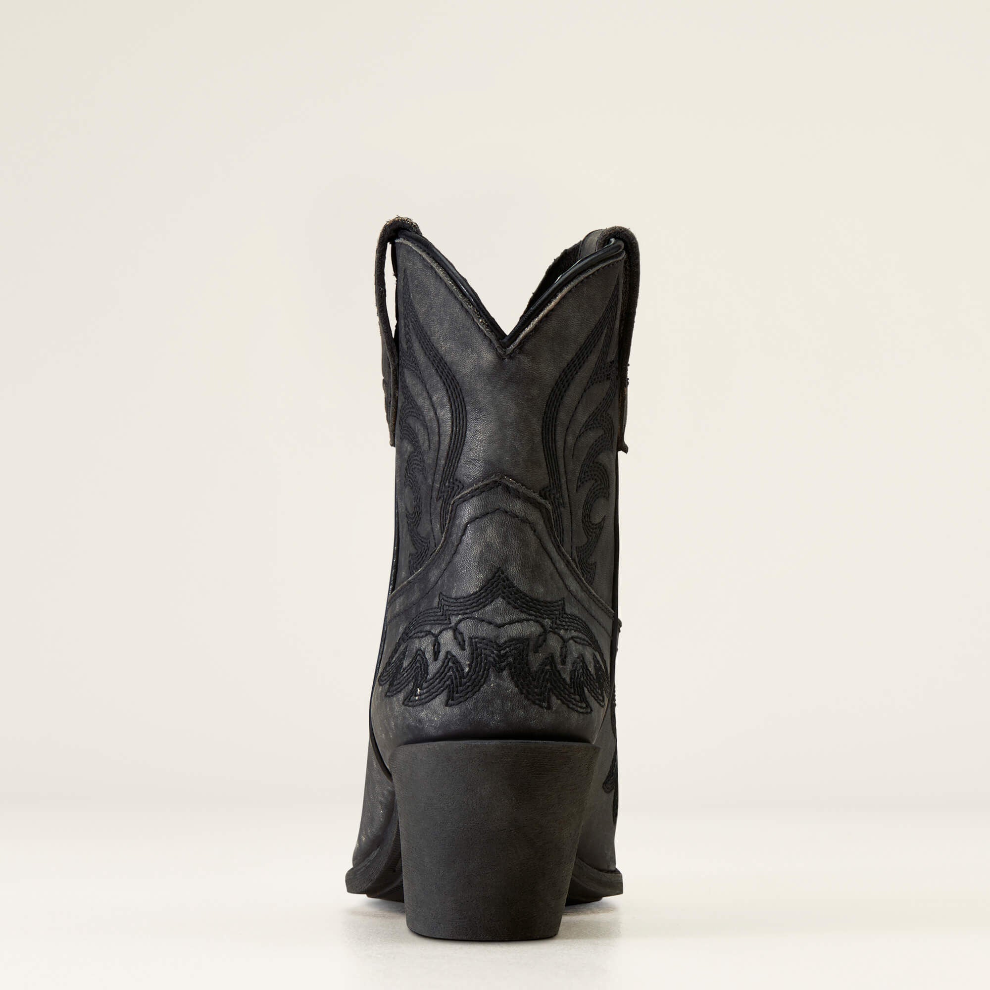 Chandler X Toe Western Boot Women - NATURALLY DISTRESSED BLACK