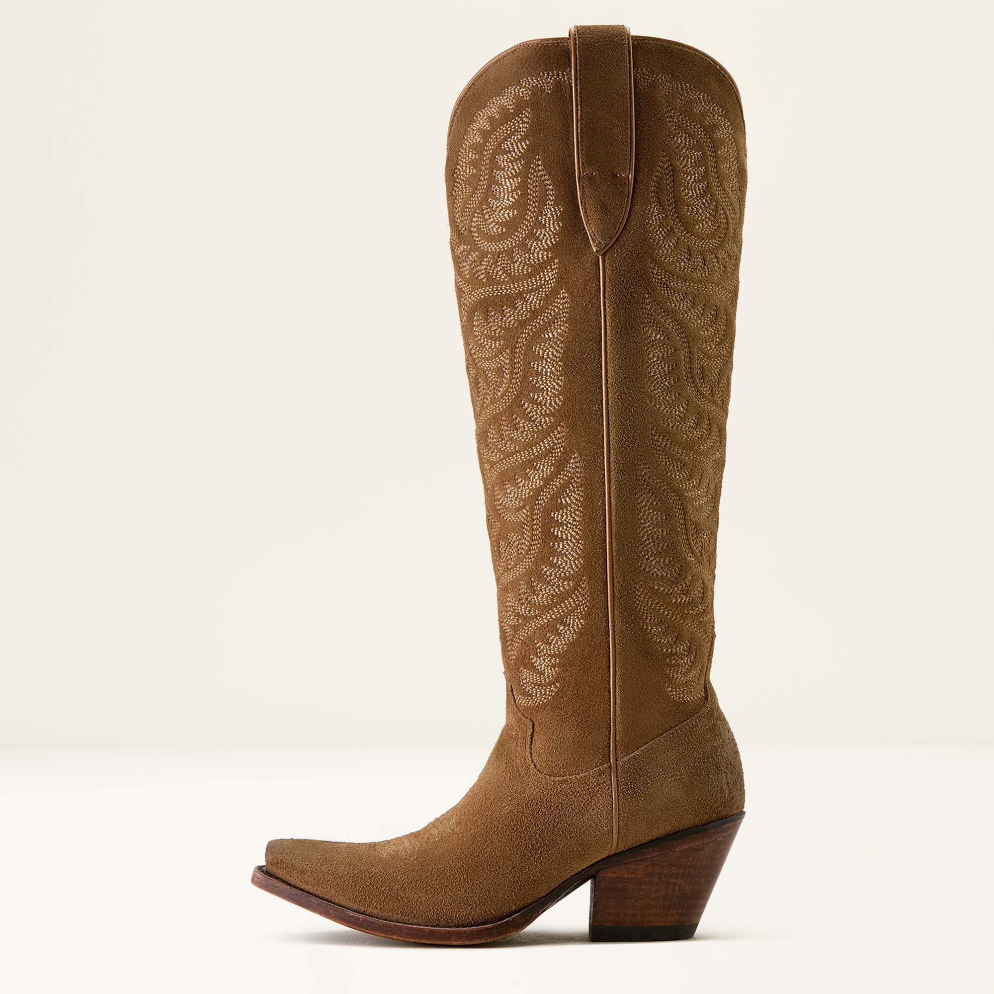 Laramie X Toe Western Boot Women - DISTRESSED DIJON SUEDE