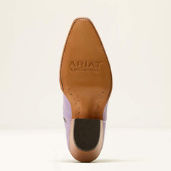 Casanova X Toe Western Boot Women - MISTY LAVENDER SUEDE