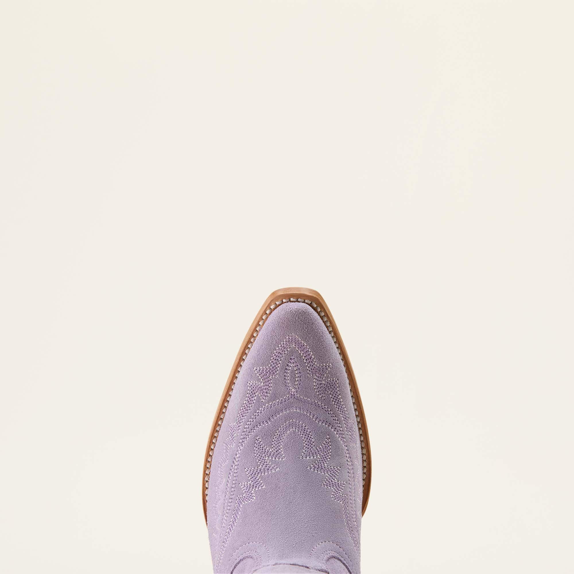Casanova X Toe Western Boot Women - MISTY LAVENDER SUEDE