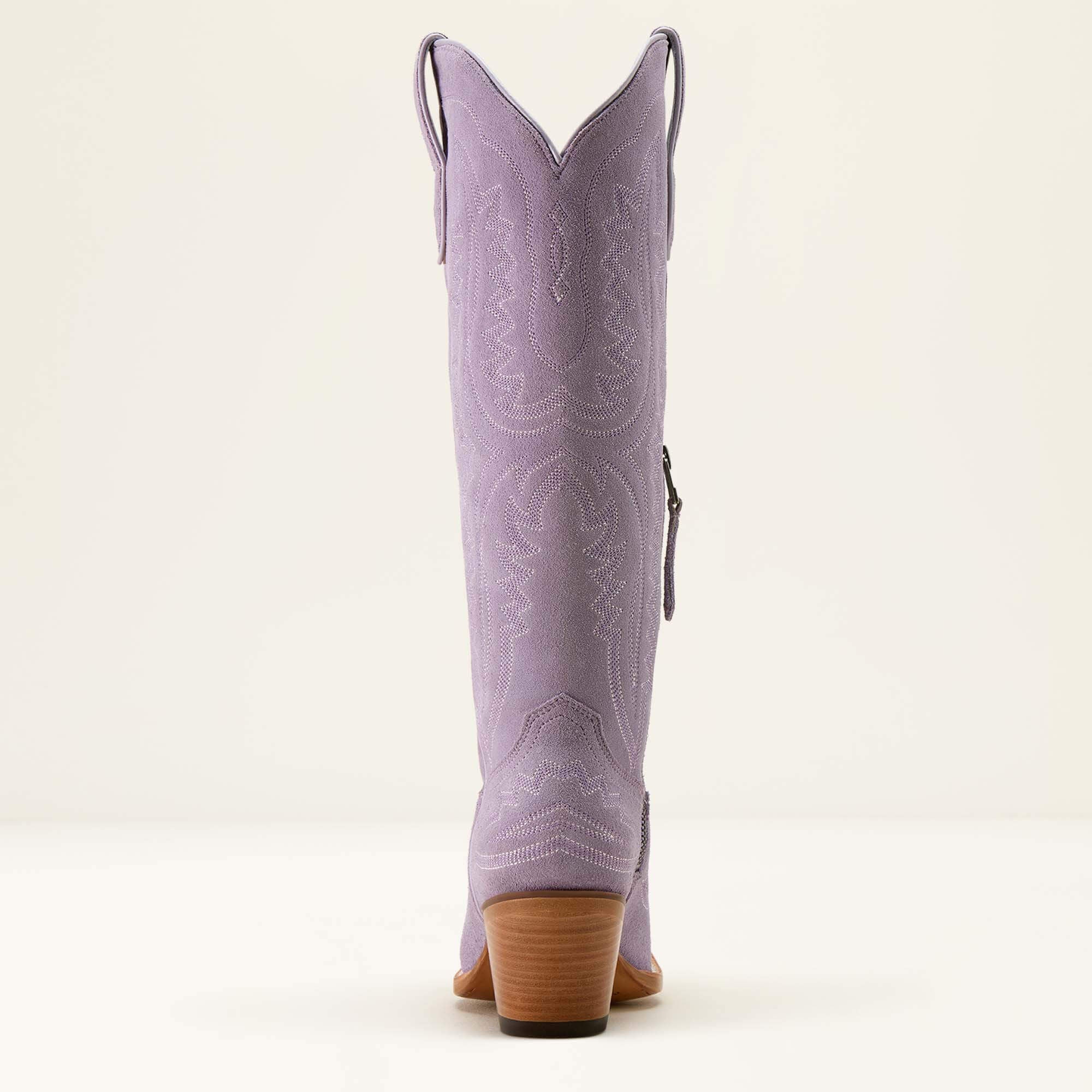 Casanova X Toe Western Boot Women - MISTY LAVENDER SUEDE