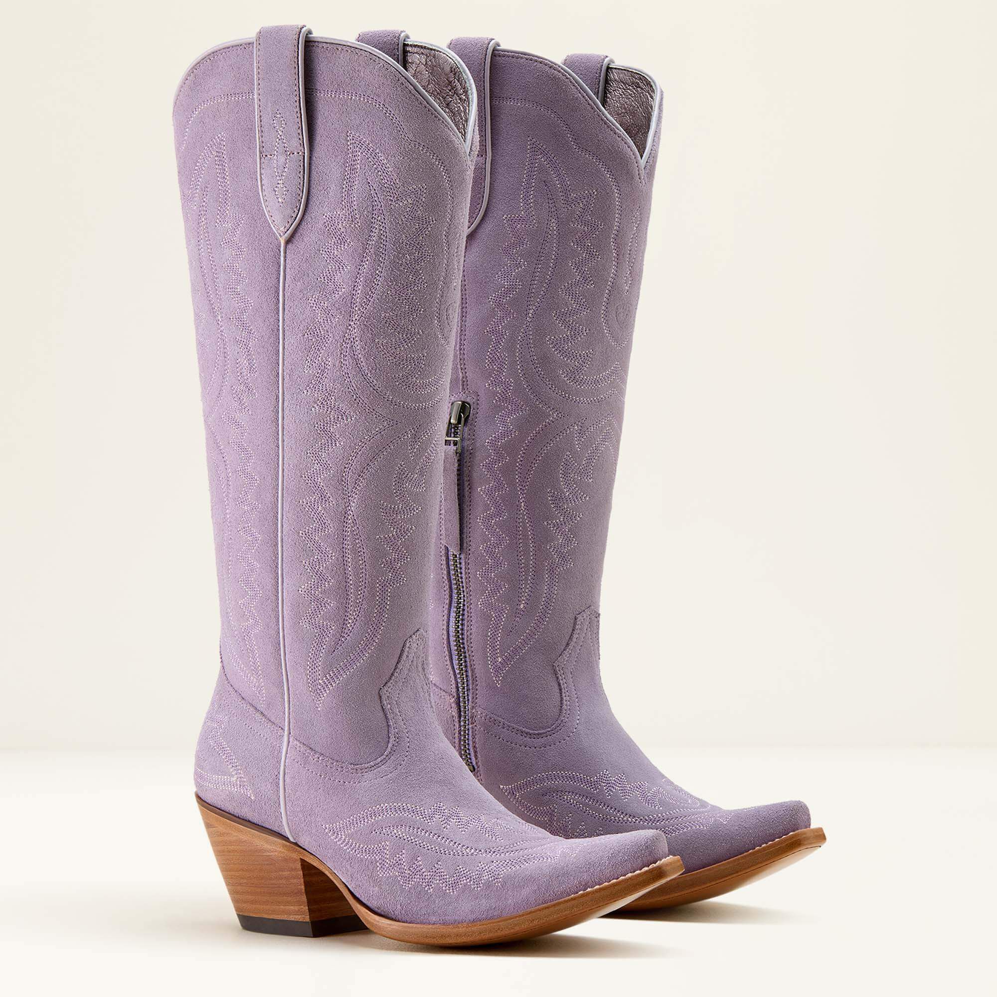 Casanova X Toe Western Boot Women - MISTY LAVENDER SUEDE