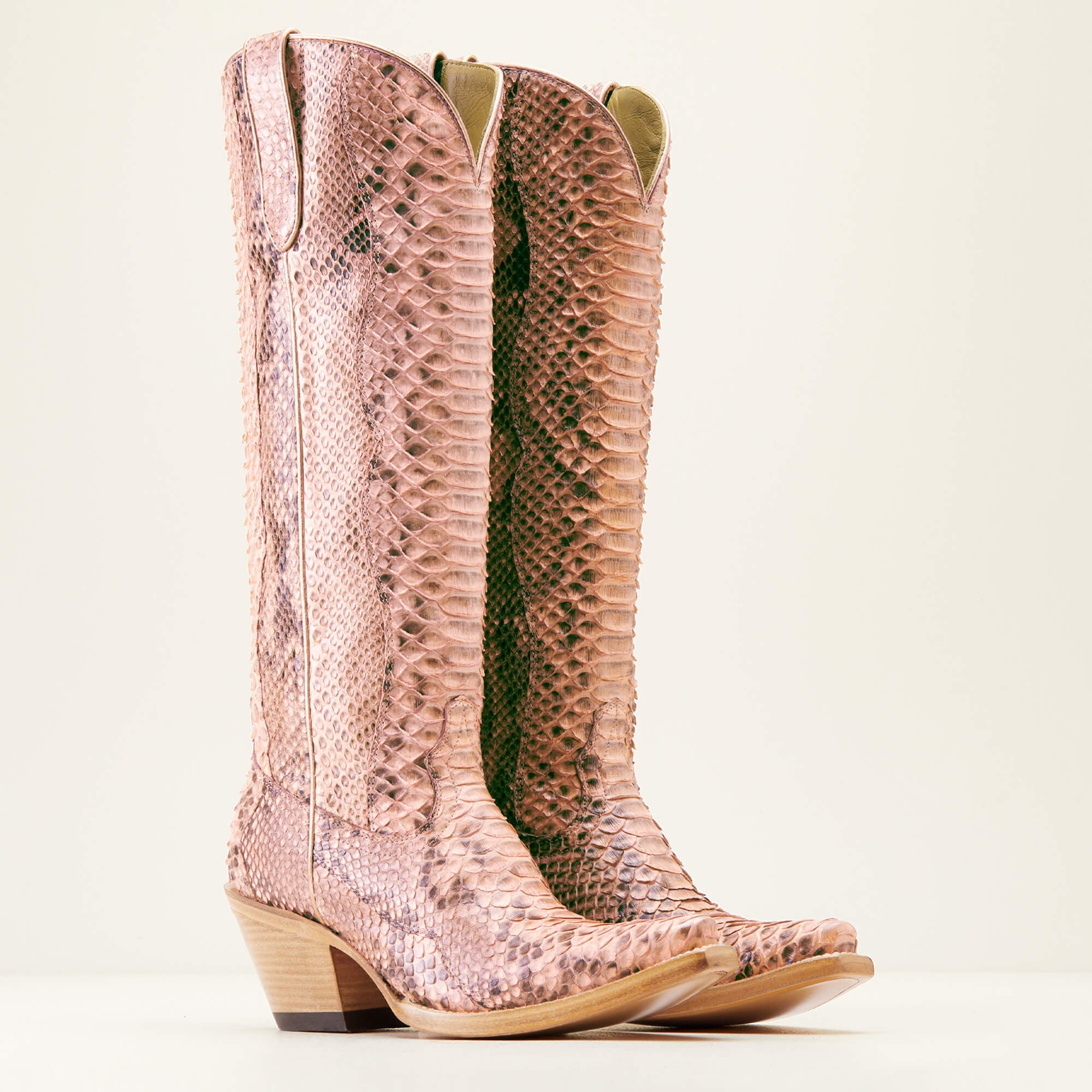 Sterling Emery StretchFit Western Boot Women - ROSEWATER PYTHON