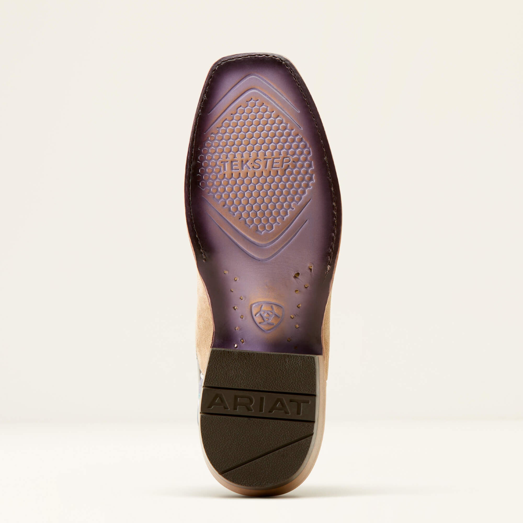 Futurity Fort Worth Narrow Cutter Toe Western Boot Women - TRULY TAUPE/LAVENDER FIELDS