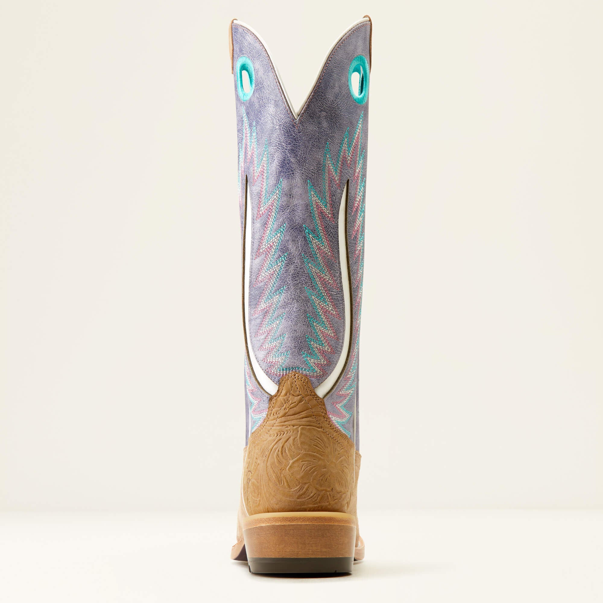 Futurity Fort Worth Narrow Cutter Toe Western Boot Women - TRULY TAUPE/LAVENDER FIELDS