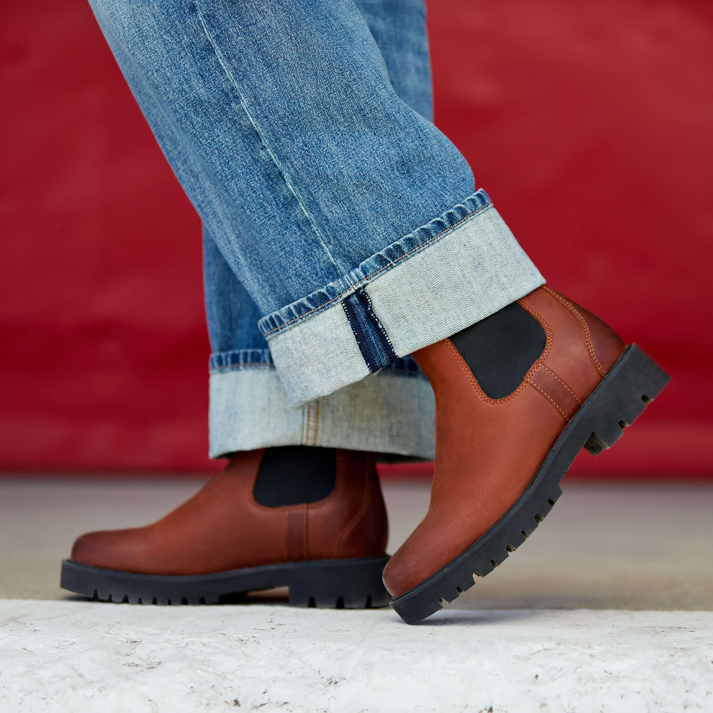 Wexford Lug Mid Waterproof Chelsea Boot Women - ROCKWOOD