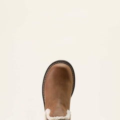 Fatbaby Chelsea Cozy Western Boot Women - DISTRESSED BROWN/CREAM