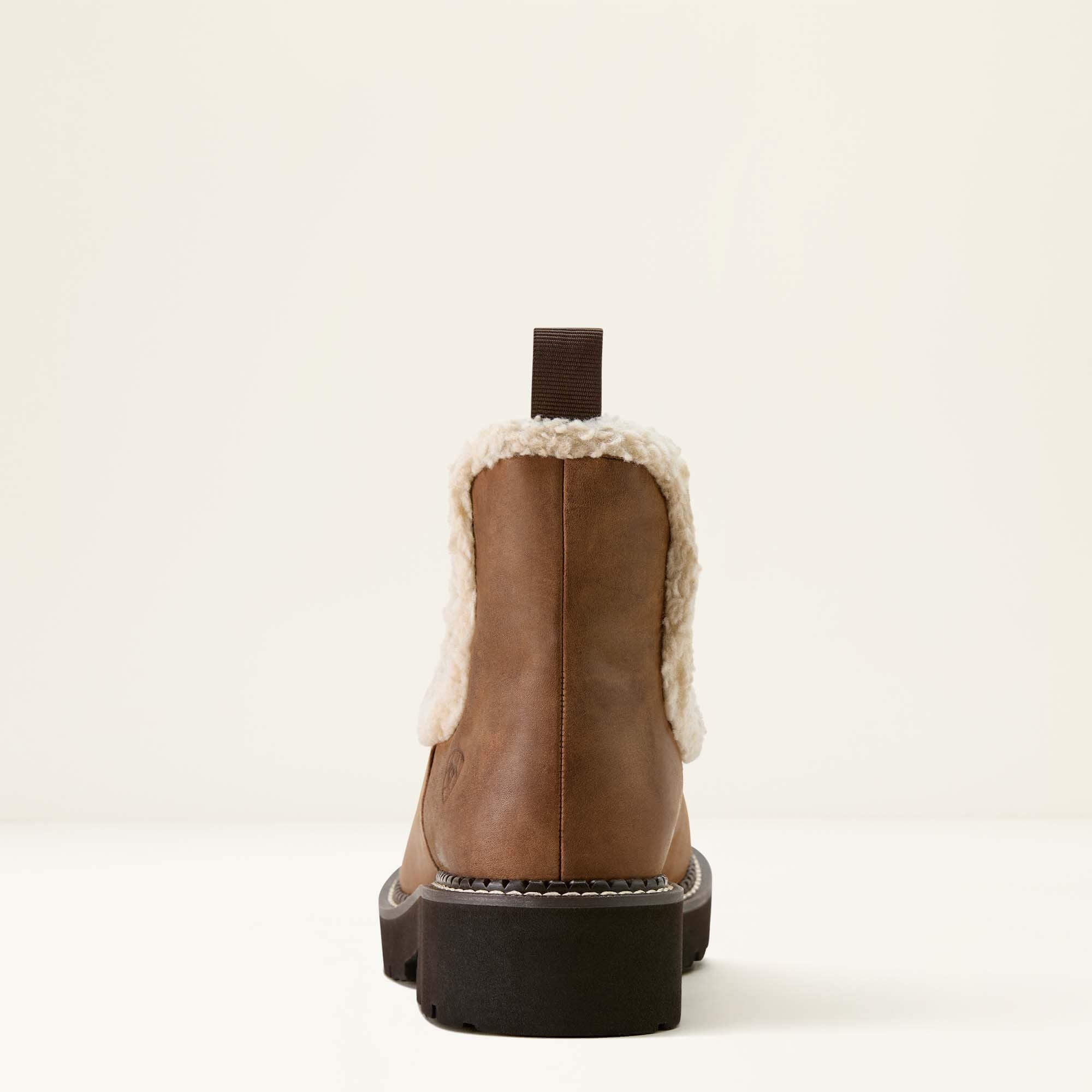 Fatbaby Chelsea Cozy Western Boot Women - DISTRESSED BROWN/CREAM