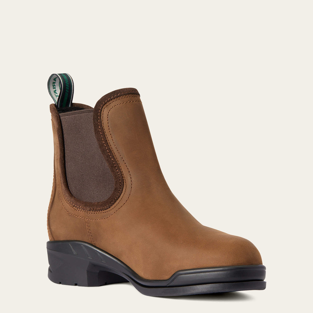 Keswick Steel Toe Paddock Boot Women - DISTRESSED BROWN