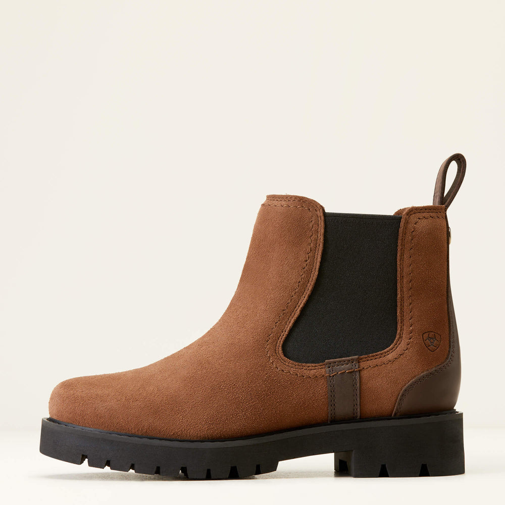 Wexford Lug Waterproof Chelsea Boot Women - DARK EARTH