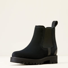 Wexford Lug Waterproof Chelsea Boot Women - BLACK