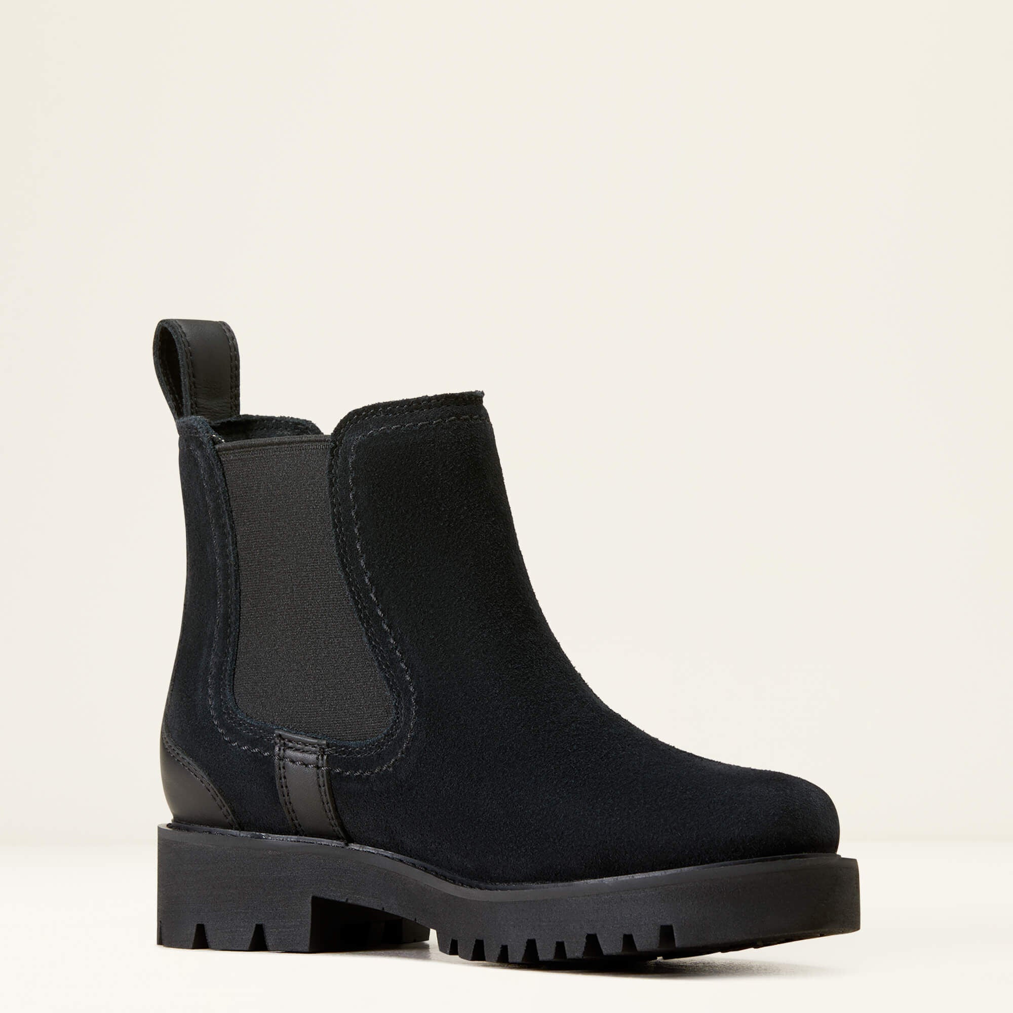 Wexford Lug Waterproof Chelsea Boot Women - BLACK
