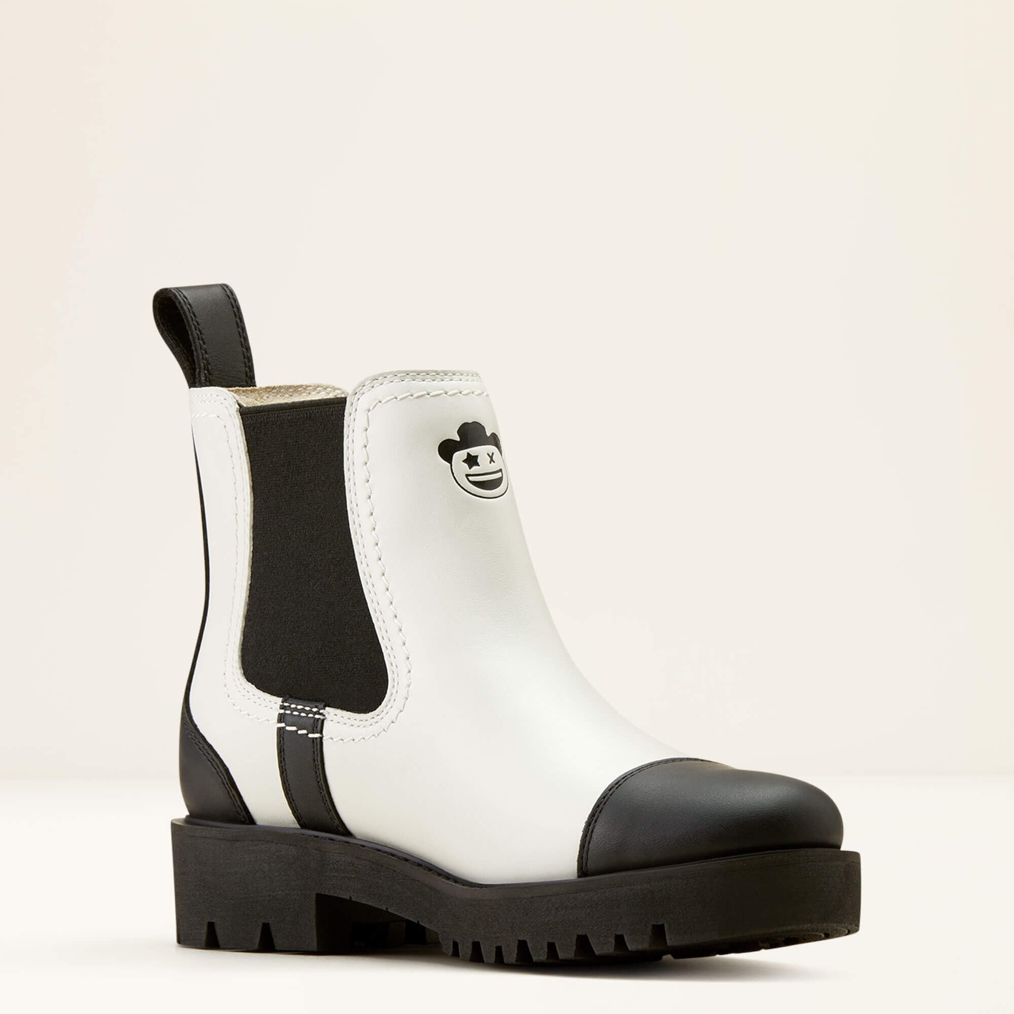 Wexford Lug Milton Menasco Boot Women - BRIGHT WHITE/BLACK