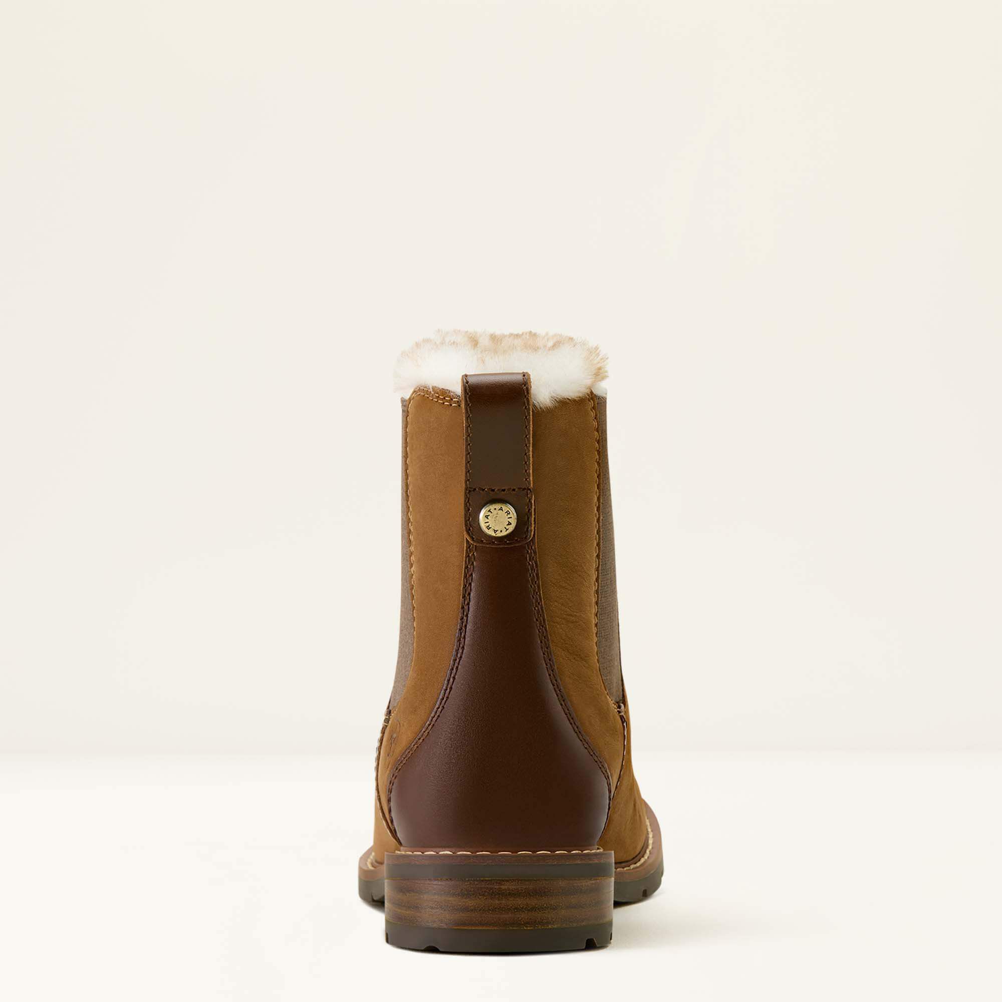 Wexford Sherpa Waterproof Chelsea Boot Women - AMBER BROWN