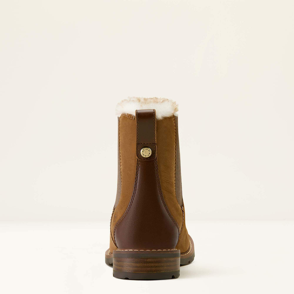 Wexford Sherpa Waterproof Chelsea Boot Women - AMBER BROWN