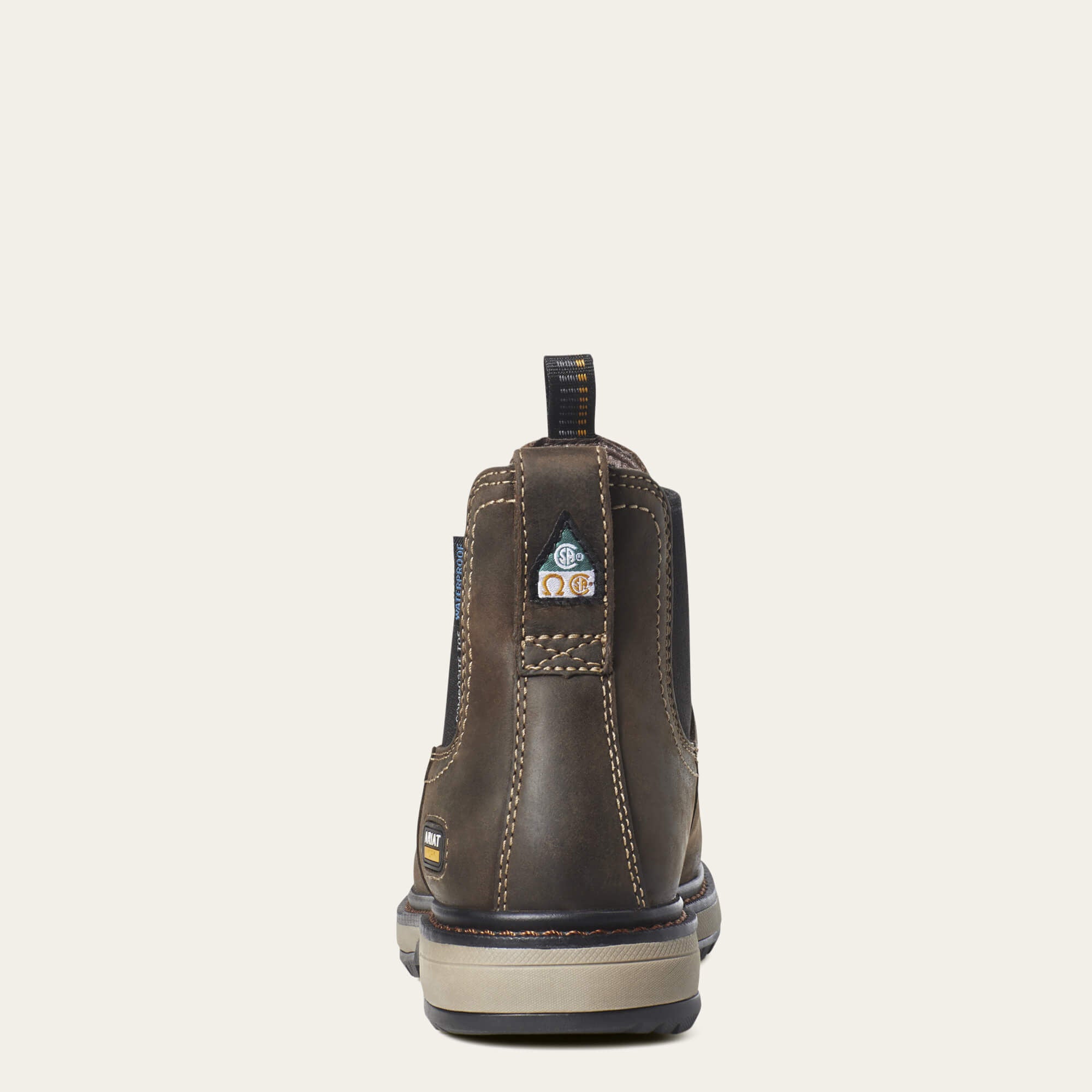 Riveter Chelsea CSA Waterproof Composite Toe Work Boot Women - DARK BROWN