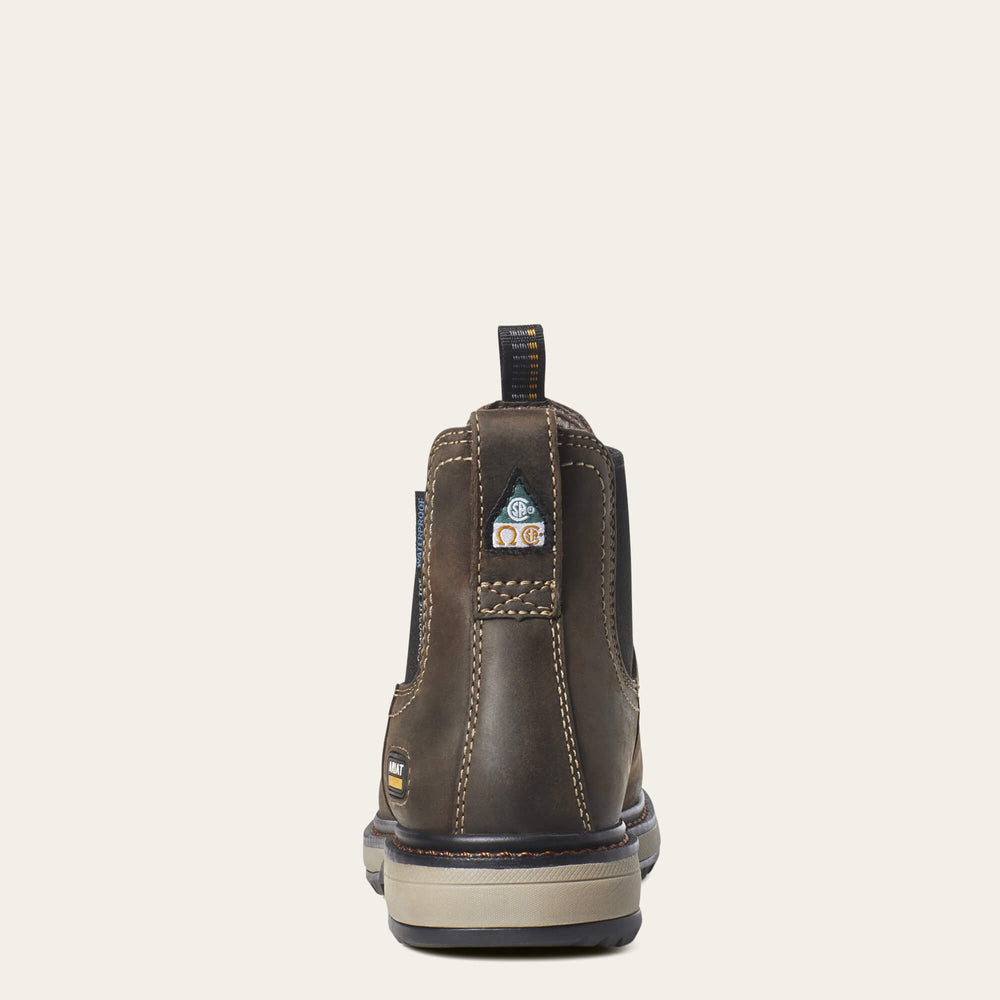 Riveter Chelsea CSA Waterproof Composite Toe Work Boot Women - DARK BROWN