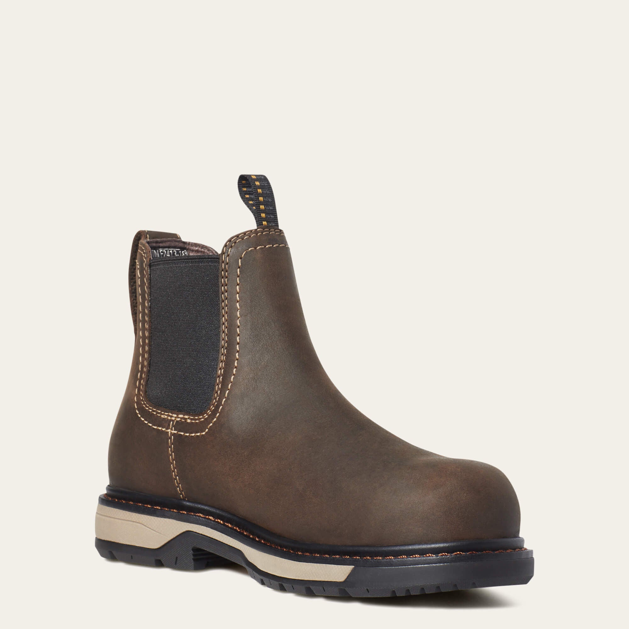 Riveter Chelsea CSA Waterproof Composite Toe Work Boot Women - DARK BROWN