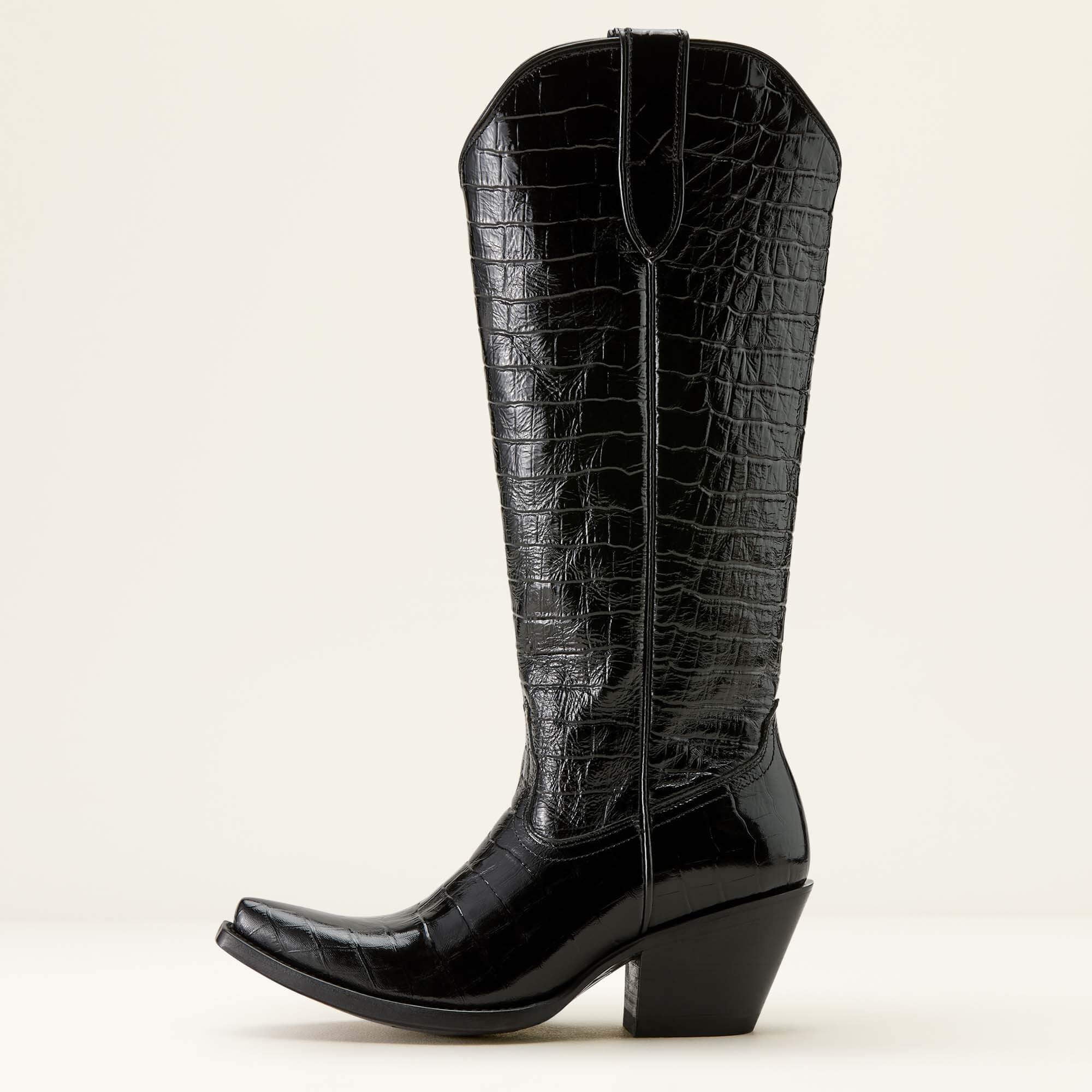 Casanova X Toe Western Boot Women - LUXE CAVIAR CROC PRINT