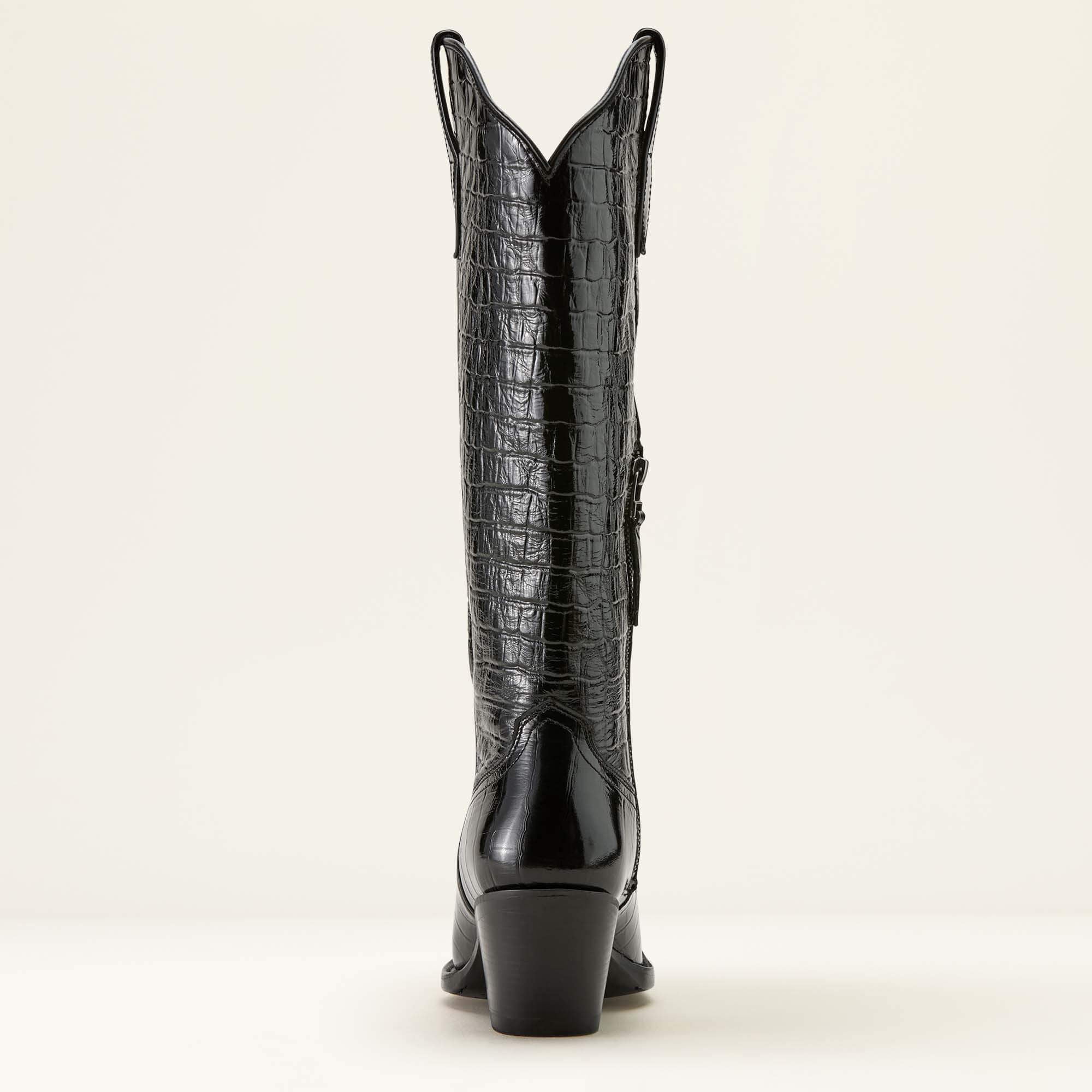Casanova X Toe Western Boot Women - LUXE CAVIAR CROC PRINT