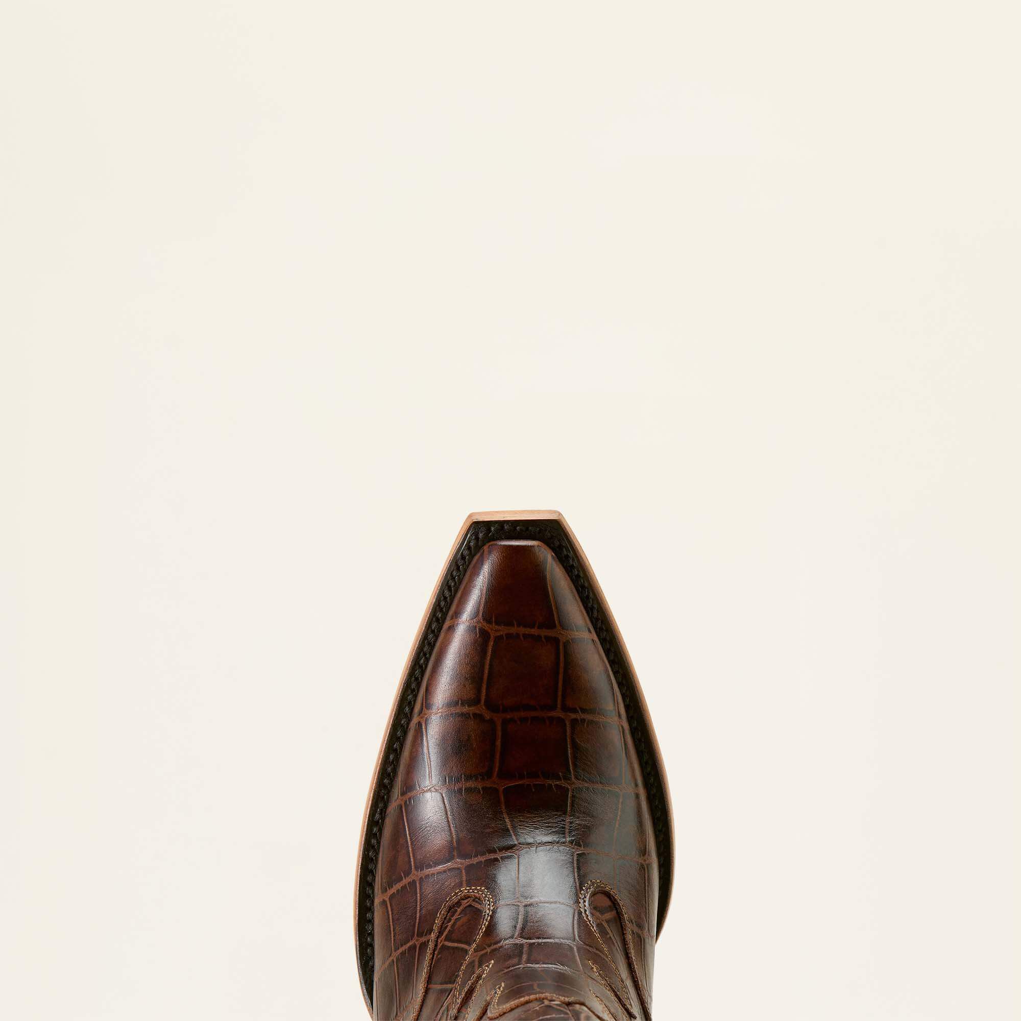 Casanova X Toe Western Boot Women - LUXE ESPRESSO CROC PRINT
