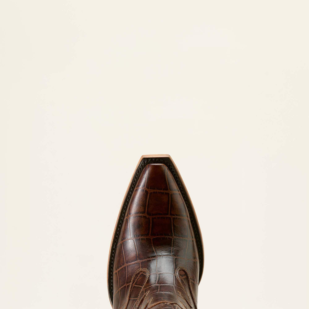 Casanova X Toe Western Boot Women - LUXE ESPRESSO CROC PRINT