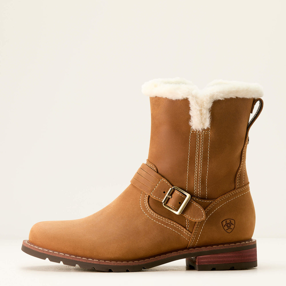 Savannah Sherpa Waterproof Boot Women - CARMEL TAN